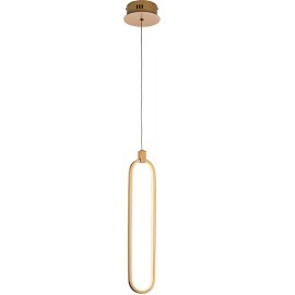 Lampara 1L Led Colette Oro Rosa 787130 - Schuller