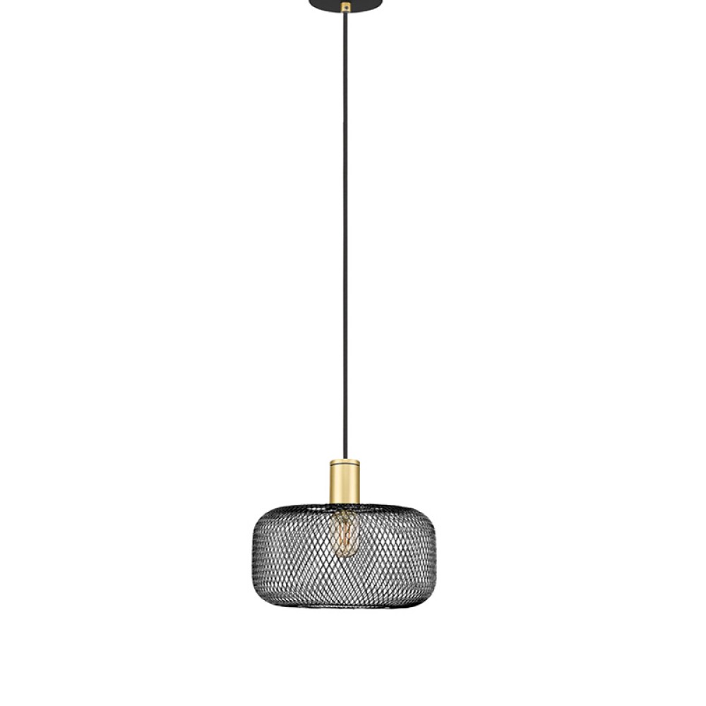 Lampara Osiris 1 Luz Oro-Negro 910132 - Schuller