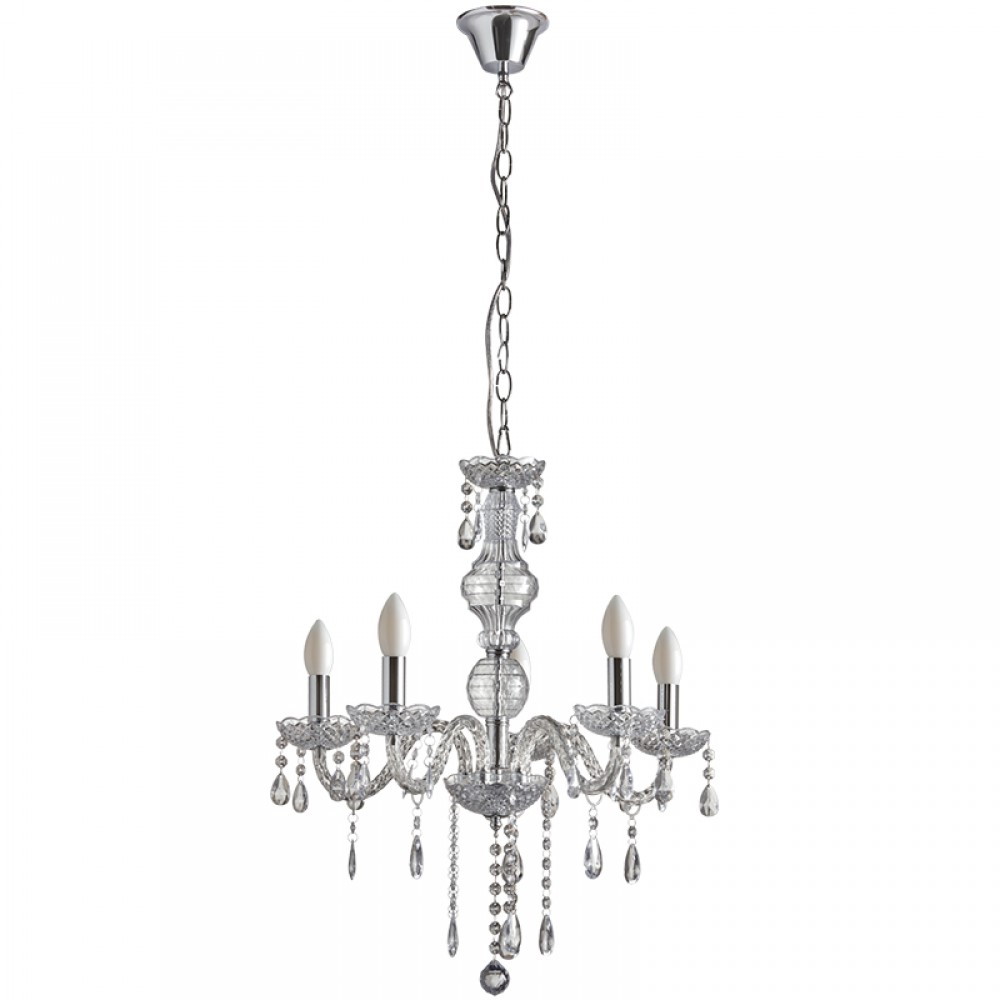 Lámparas MDC, Lampara Diamond 5X40W Cromo-áMbar-Acril 5-2328-30-90 - Lamparas MDC