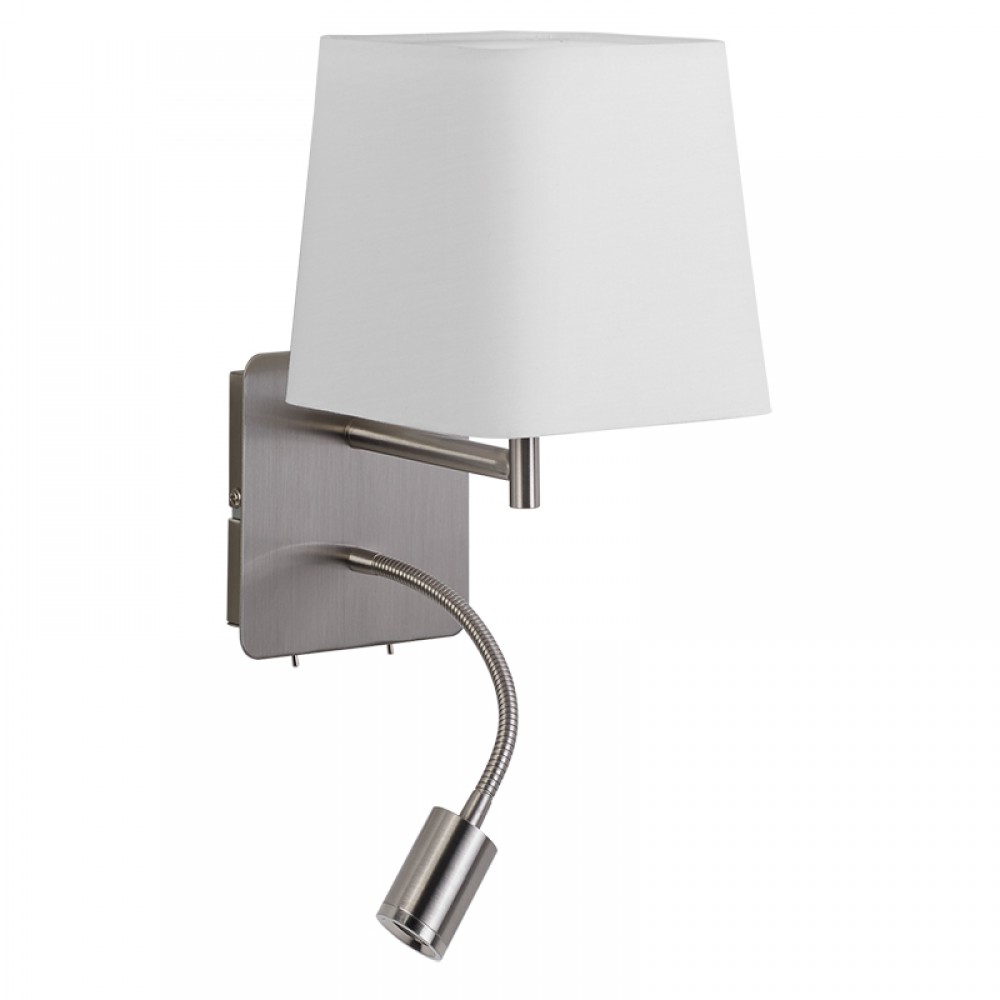 Lámparas MDC, Aplique Mailand Sq E27-Led 3W Cromo Mate 5-7606-35-21 - Lamparas MDC