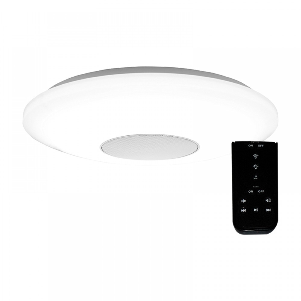 Lámparas MDC, Plafon Simfo Led 24W 6W Altavoz ø400Mm Cct 5-7607-80-03 - Lamparas MDC
