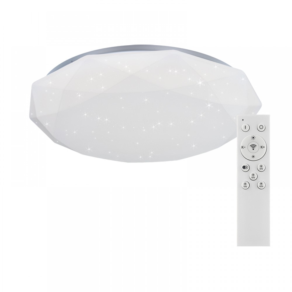 Lámparas MDC, Plafon Leo App Starry Led 65W Ø480Mm Cct 3K-6K App-Rc 5-7621-69-02 - Lamparas MDC