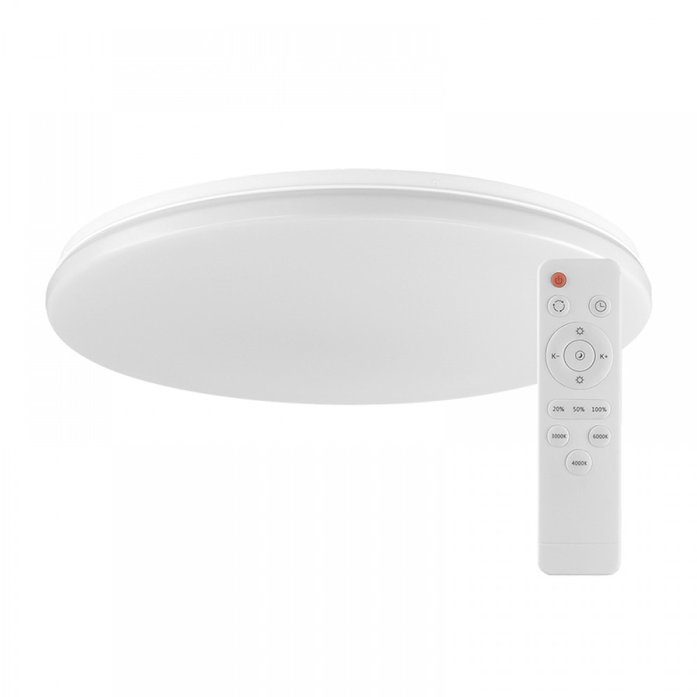 Lámparas MDC, Plafon Eros L Opal Led 72W Ø550Mm Cct-Rc 5-7752-68-02 - Lamparas MDC