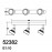 Lámparas MDC, Foco Drome R3 3X6W Dim-3 Steps 4000K Blanco 5-2382-80-26