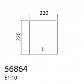 Lámparas MDC, Aplique Psico E27 Sanded Glass 5-6864-67-01 - Lamparas MDC