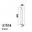 Lámparas MDC, Sobremesa Cala Clip Led 3,5W 240Lum Blanco 5-7514-80-01