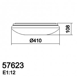Lámparas MDC, Plafon Blink Clear Led 36W Ø410 4000K 5-7623-68-02 - Lamparas MDC