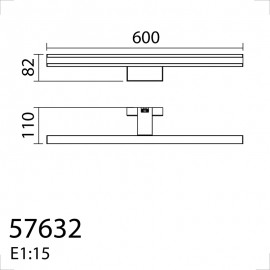 Lámparas MDC, Aplique Baño Tribe Blanco M Led 2X10W 600Mm Cct 30-45K Ip44 5-7632-81-05 - Lamparas MDC
