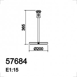 Lámparas MDC, Sobremesa Roomer L LatóN Mate 1Xe27 Usb 5-7684-61-01 - Lamparas MDC