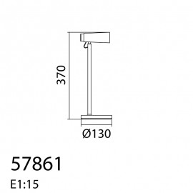 Lámparas MDC, Flexo Led Micro 5W Wireless Carg-Dimmer 3 Int 5-7861-91-02 - Lamparas MDC
