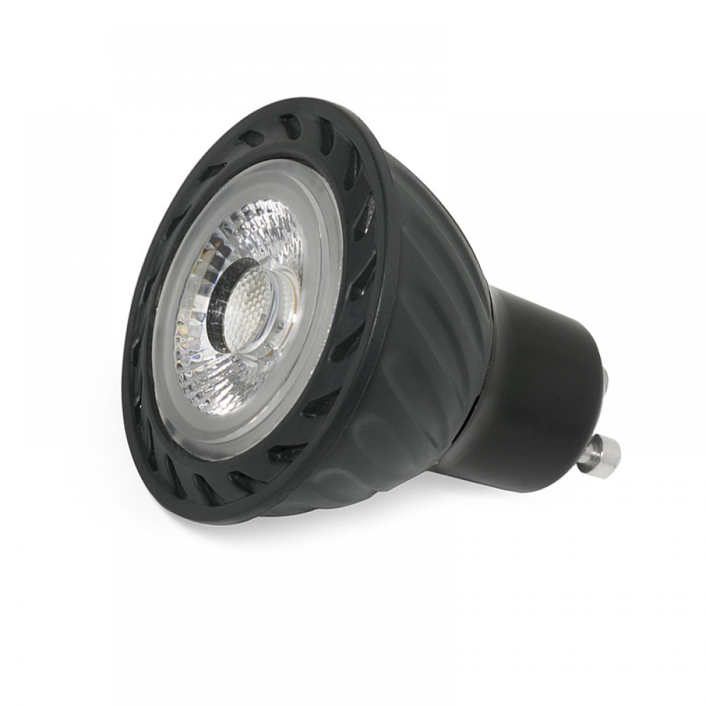 Faro 17325, Gu10 Led 8W 4000K 60° Negra 17325 - Faro