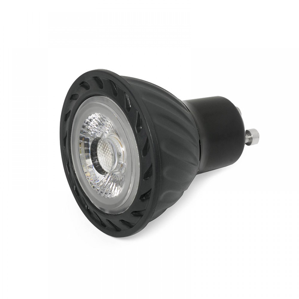 Faro 17331, Gu10 Led 8W 2700K 60° Dimable Negra 17331 - Faro