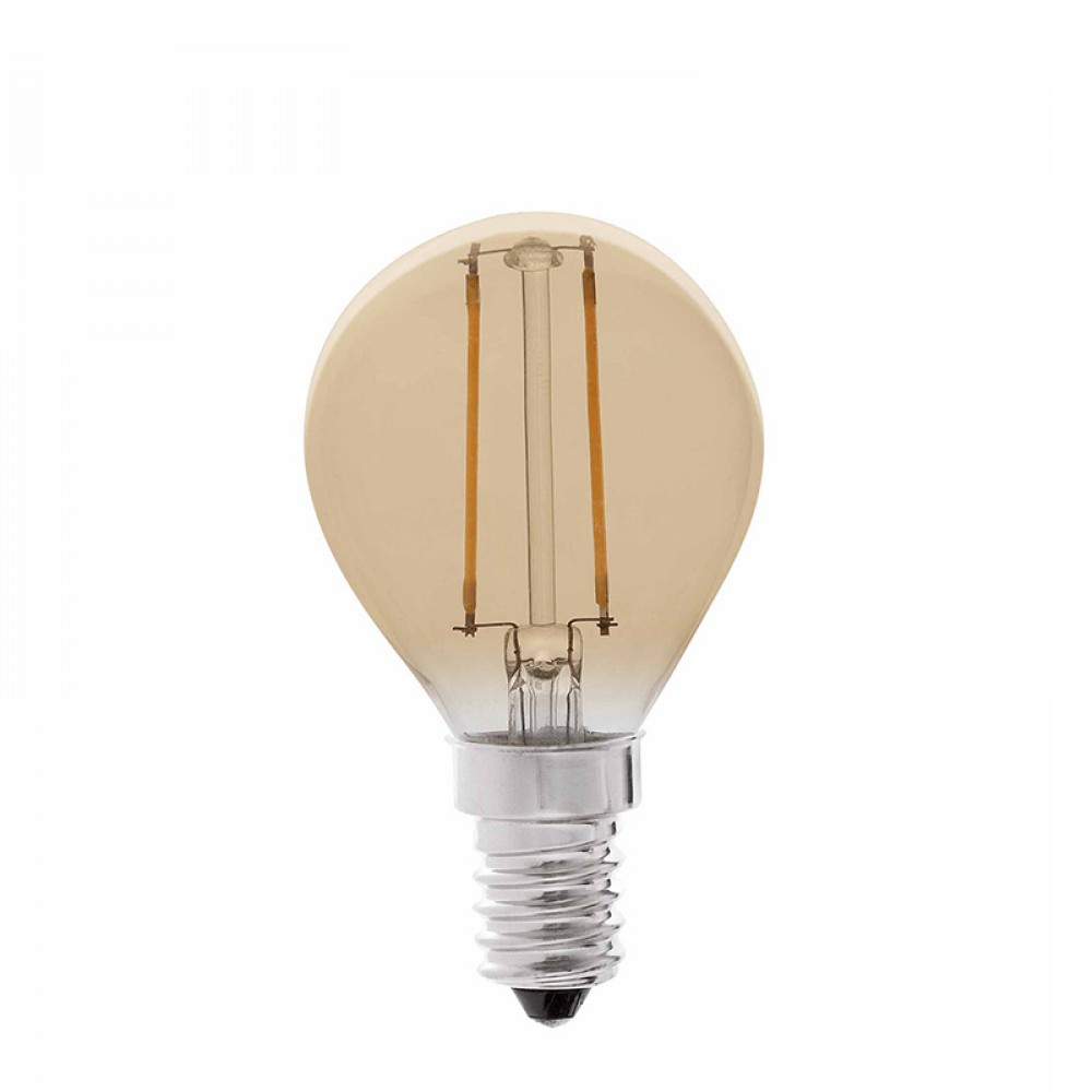 Faro 17413, G45 E14 Led 2W Filamento Ambar 2200K 17413 - Faro