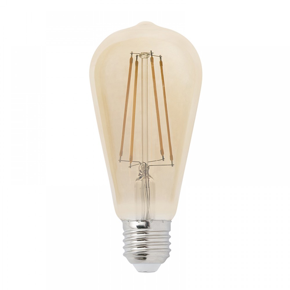 Faro 17428, Pebetero Filamento Ambar Led E27 4W 2200K 400Lm 17428 - Faro