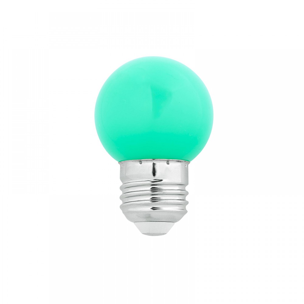 Faro 17473, G45 Led E27 1W Verde 17473 - Faro