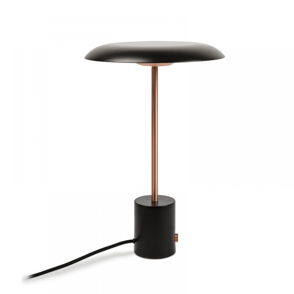 Faro 28388, Hoshi Sobremesa Negro-Cobre Cepillado 12W Led 3000 28388 - Faro