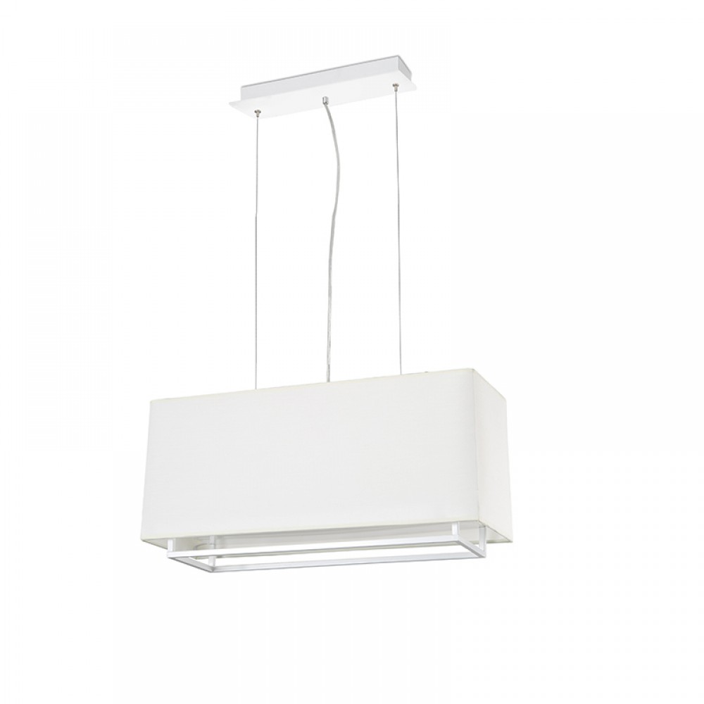 Faro 29986, Vesper Colgante Blanco 60 Cm 2Xe27 20W 29986 - Faro