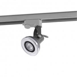 Faro 40563, Ring Proyector De Carril Gris 1 X Gu10 Led Max. 8W 40563 - Faro