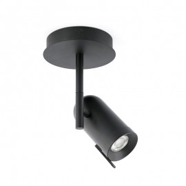 Faro 43530, Orleans Plafon Negro 1L Gu10 43530 - Faro