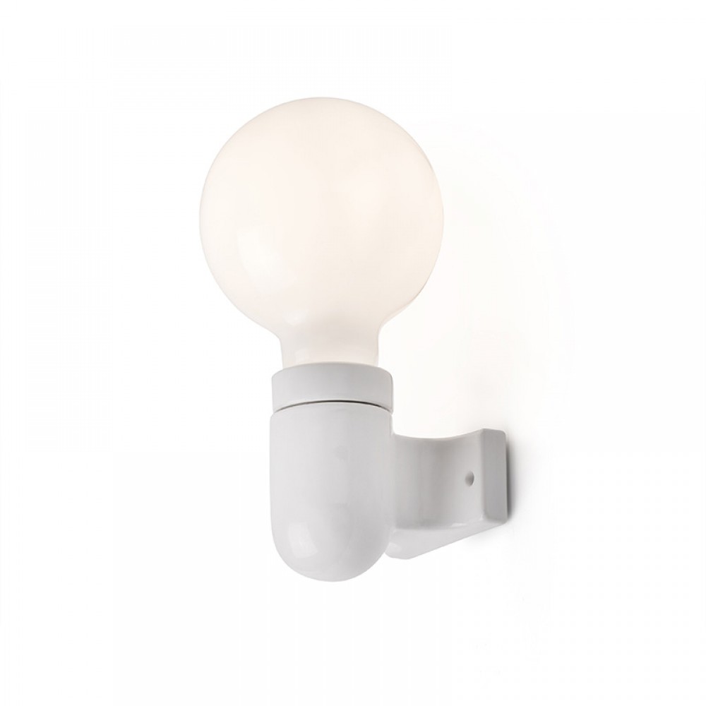 Faro 62302, Sera Aplique Ceramica Blanco 1L E27 62302 - Faro