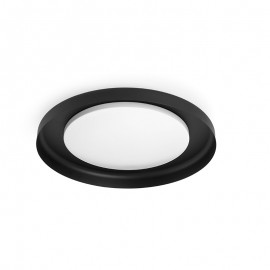 Faro 64096, Dolme Plafon Negro Ø400 Led 24W 64096,  - Faro