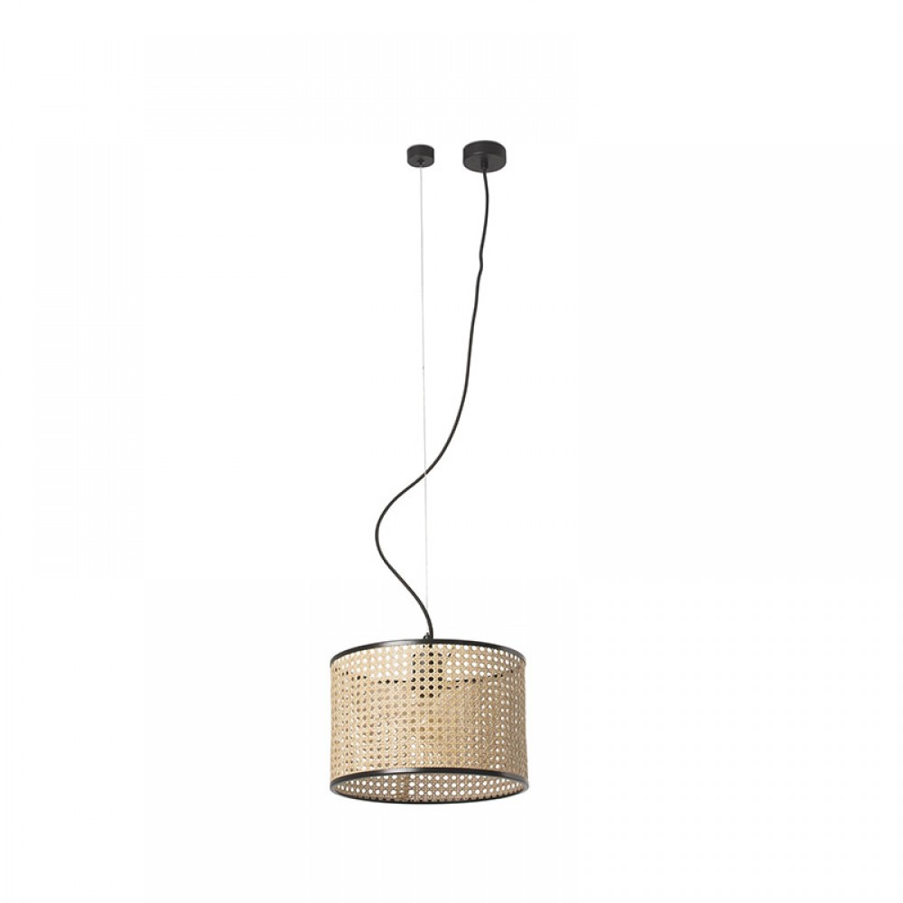 Faro 64314-48, Mambo Colg Negro P. Ratan E27 ø320x213xø320 64314-48,  - Faro
