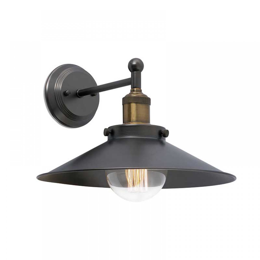 Faro 65133, Marlin Aplique Oro Viejo Y Negro E27 60W 65133,  - Faro