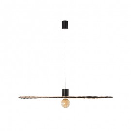 Faro 68590-70, Costas Colgante Negro P. Ratan E27 ø1000X20Xø1000 68590-70,  - Faro