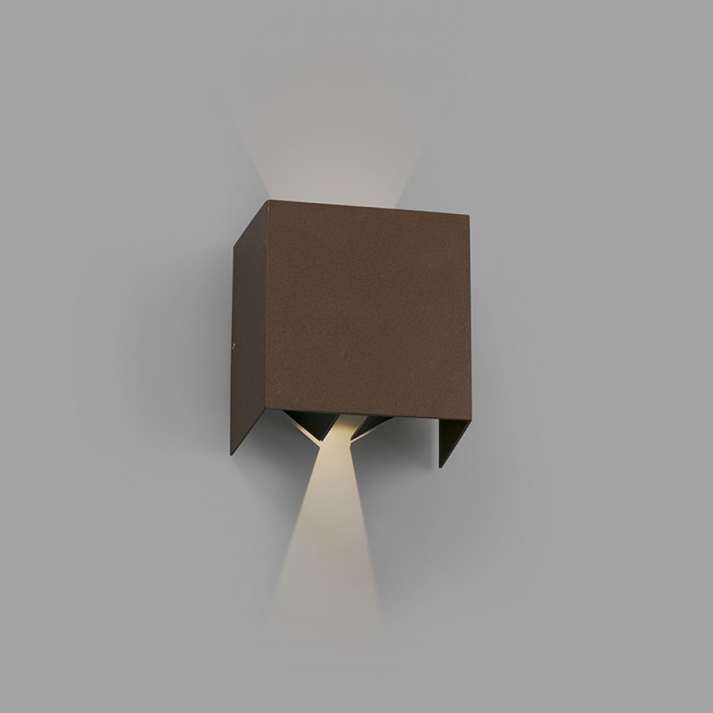 Faro 70270, Olan Aplique Marron Oxido Led 6W 3000K 70270,  - Faro