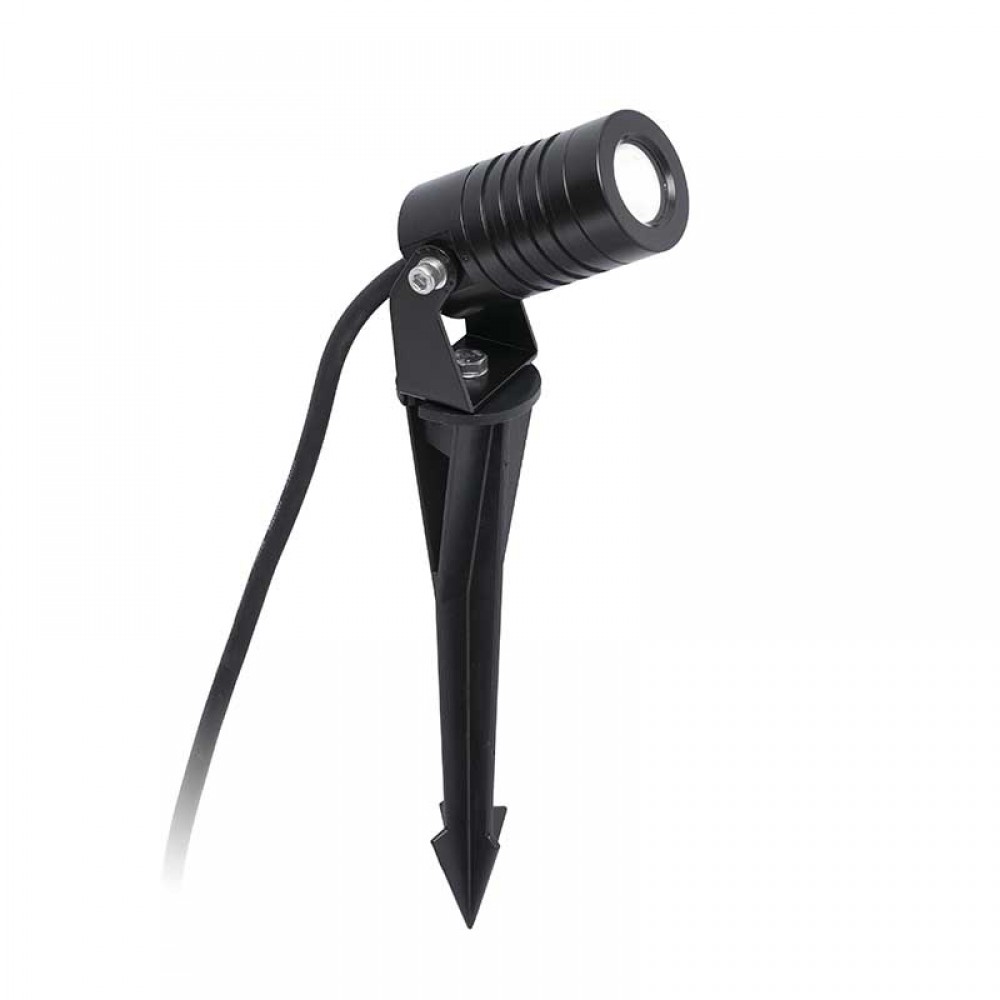 Faro 70469, Balder Proyector-Estaca Negro Led 3W 3000K 70469,  - Faro