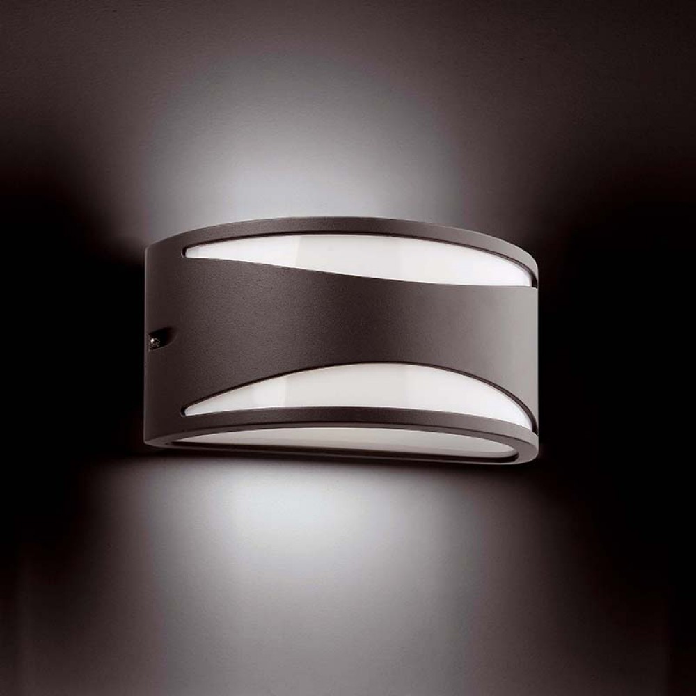 Faro 70697, Bonn-2 Aplique Gris Oscuro 1L E27 100W 70697,  - Faro