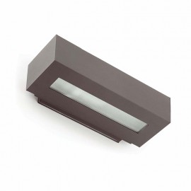 Faro 70899, West-2 Aplique E27 100W Ip54 Gris Oscuro 70899,  - Faro