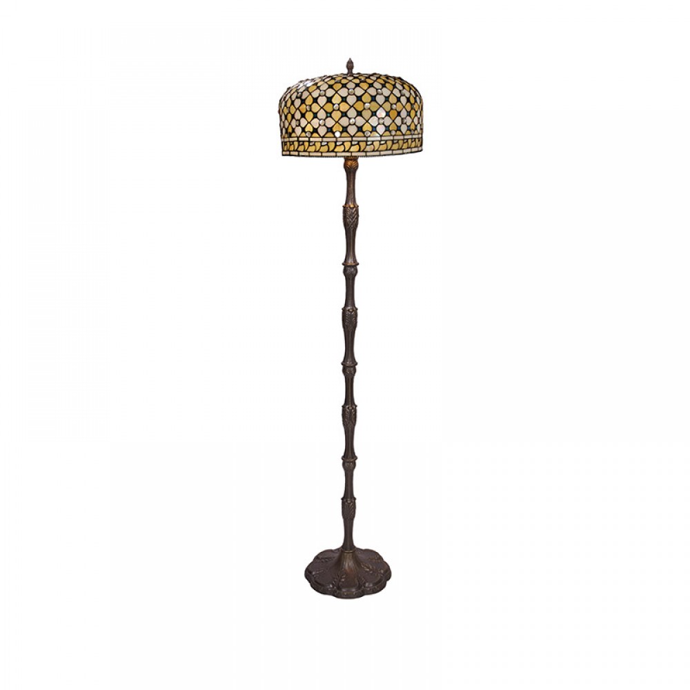 Queen - Lampara De Pie Tiffany Serie Queen 213010 - Tiffan y Luz