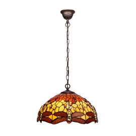 Belle Amber - Colgante Tiffany Serie Belle Amber 232199 - Tiffan y Luz