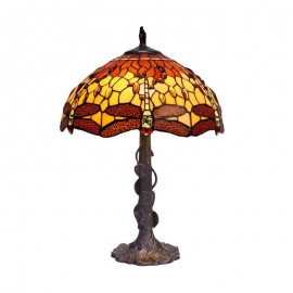 Belle Amber - Sobremesa Tiffany Serie Belle Amber 232320 - Tiffan y Luz