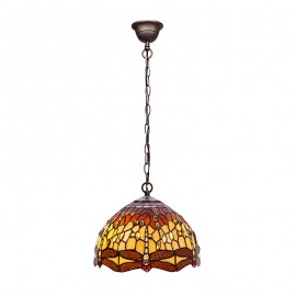 Belle Amber - Colgante Tiffany Serie Belle Amber 232499 - Tiffan y Luz