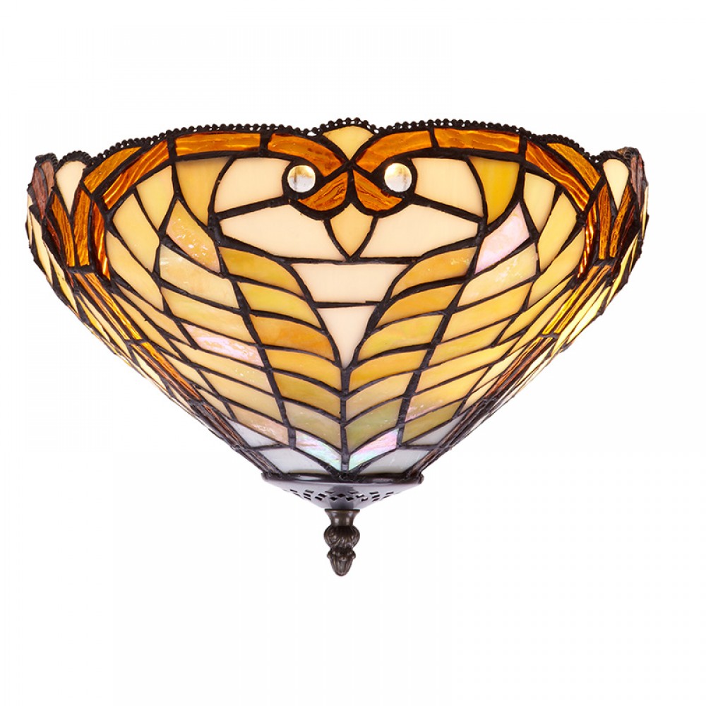 Dali - Plafon Tiffany Serie Dali 238500 - Tiffan y Luz