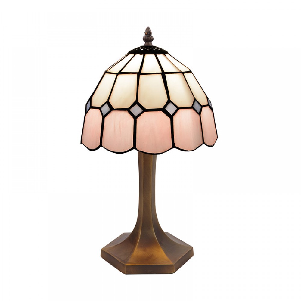 Pink - Sobremesa Tiffany Serie Pink 281843 - Tiffan y Luz