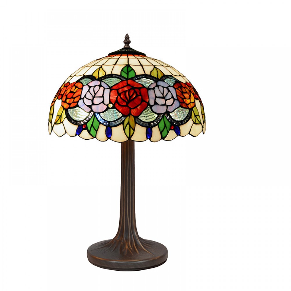 Rosy - Sobremesa Tiffany Serie Rosy 283300M - Tiffan y Luz